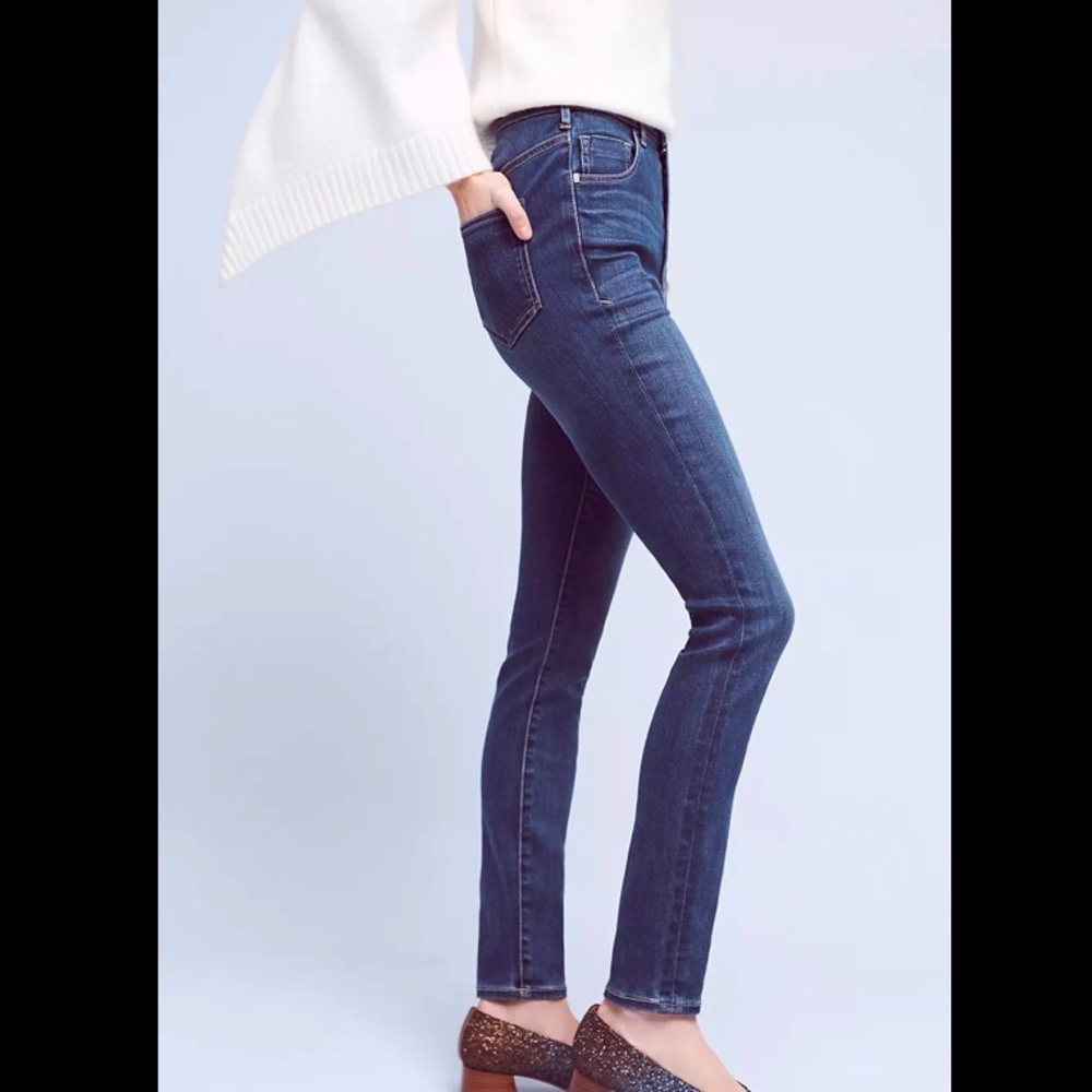 Pilcro and the Letter Press Anthro Superscript Ultra High Rise Skinny